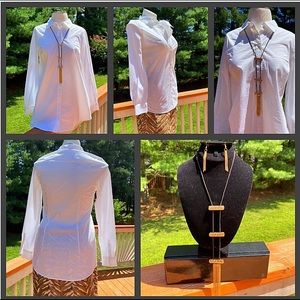 The Limited White Long Sleeve Shirt